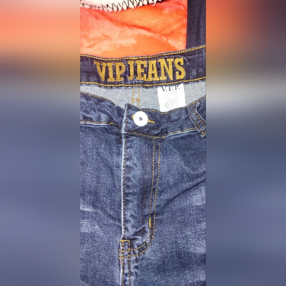 VIP Jeans size 17/19 in dark navy blue skinny - Picture 2 of 5